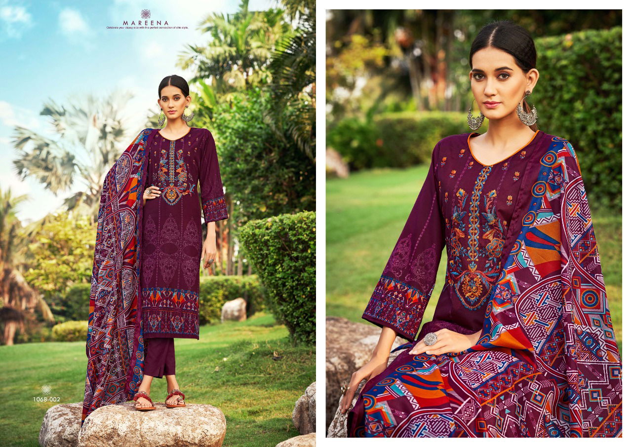 Romani Mareena 6th Wholesale Cotton Printed Readymade Suit Catalog
